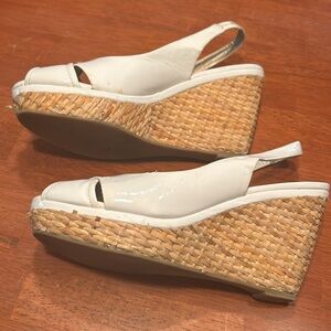 Glam peep toe platform sandals will make any outfit shine! Even a bathing suit!